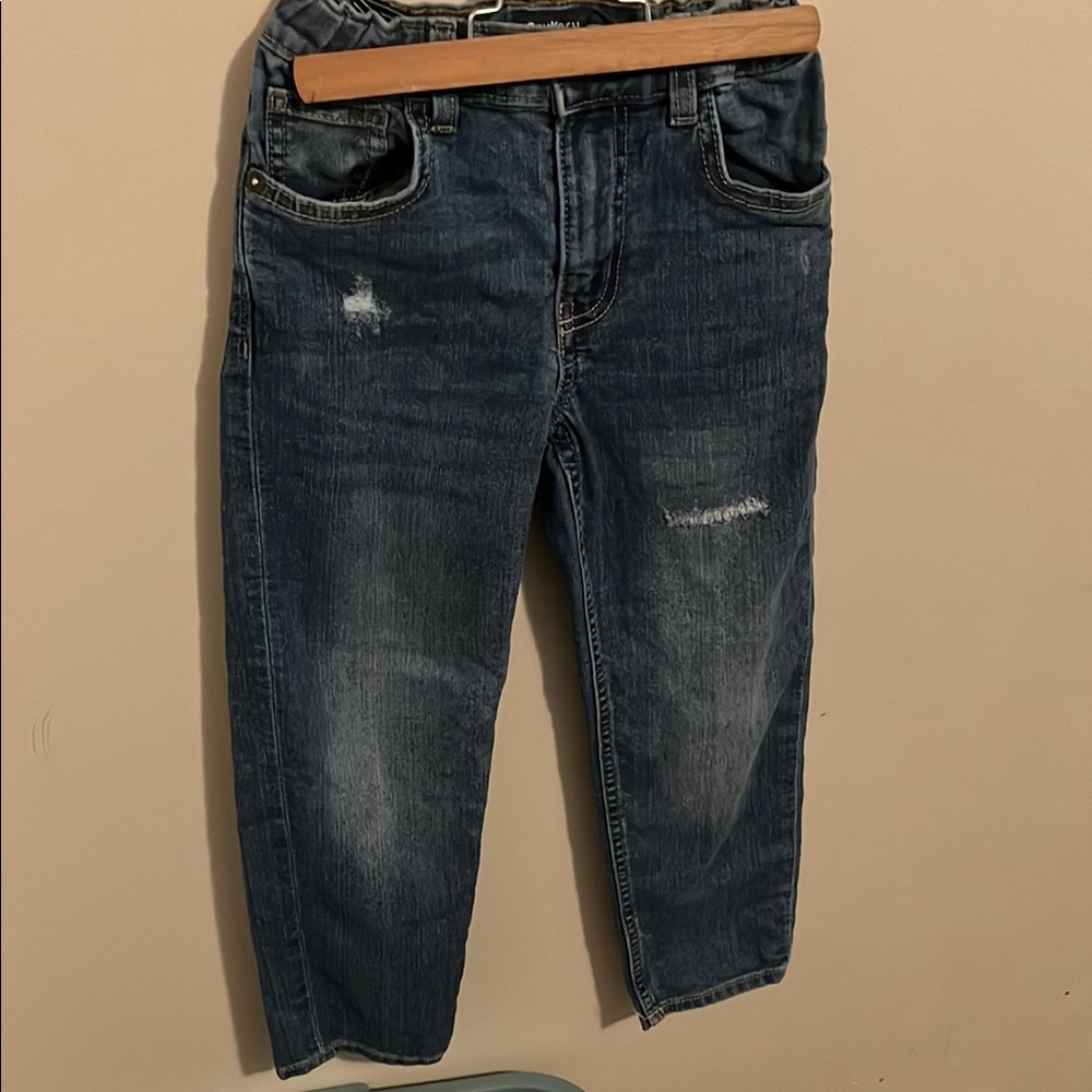 OshKosh B'gosh Relaxed Blue Jeans with Vintage Distressing